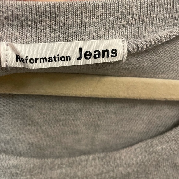 Reformation top grey: S - Picture 3 of 4